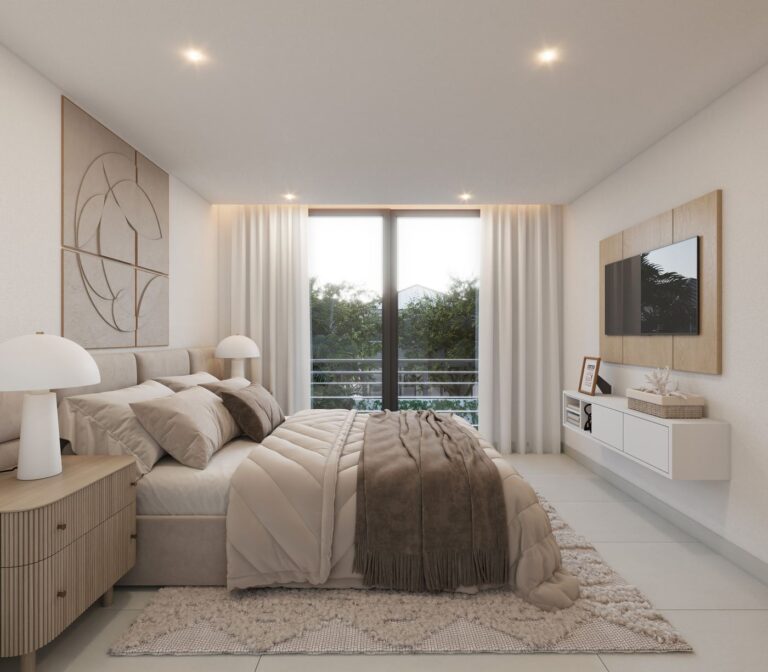 Dormitorio máster del modelo Acacia