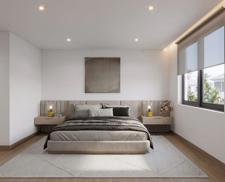 Dormitorio máster, otra vista del modelo Ceíra