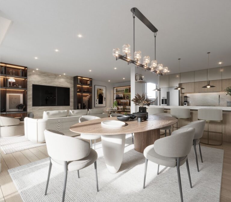 Comedor, otra vista del modelo Cordia