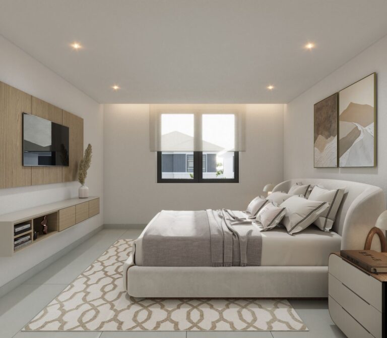 Dormitorio máster del modelo Cordia