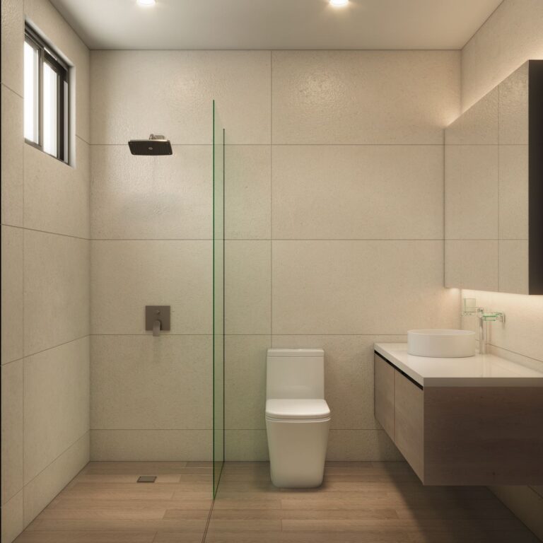 Baño máster del modelo Ébora