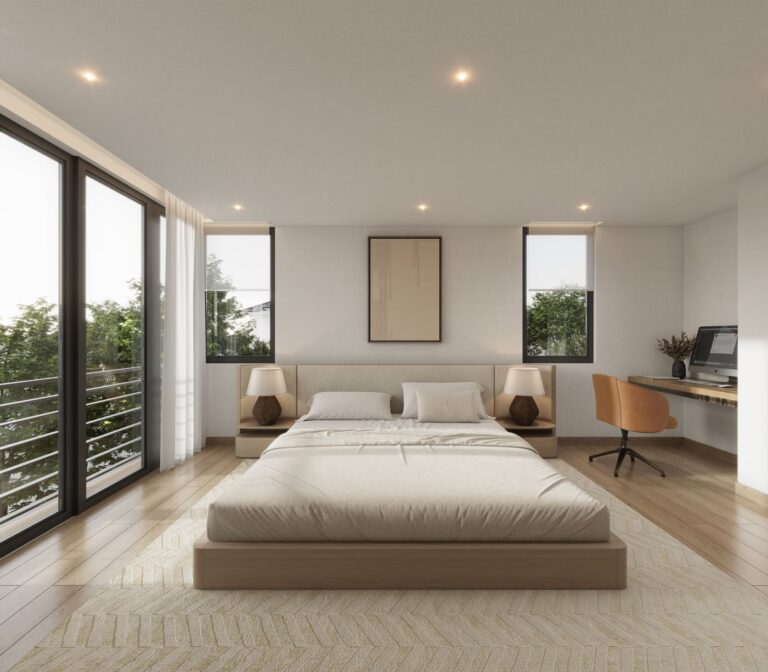 Dormitorio máster, otra vista del modelo Matisia