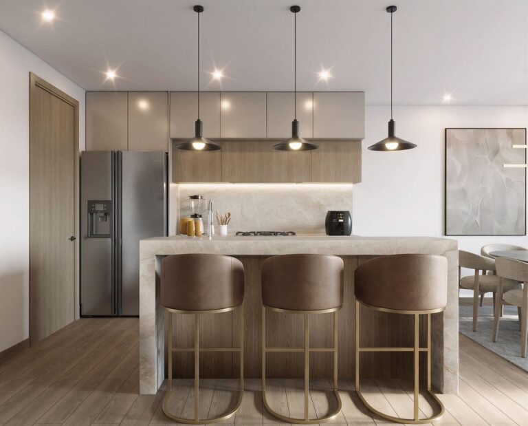 Cocina del modelo Samán