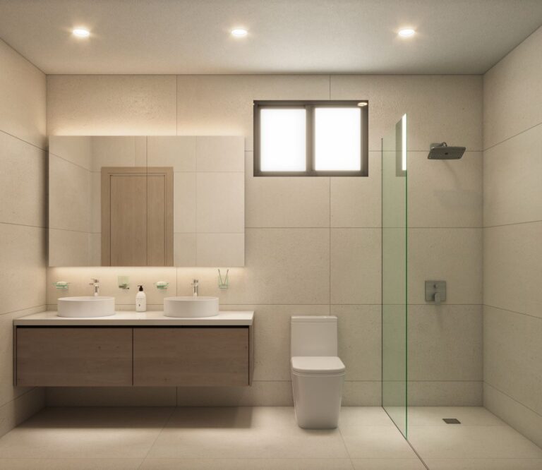 Baño máster del modelo Samanea