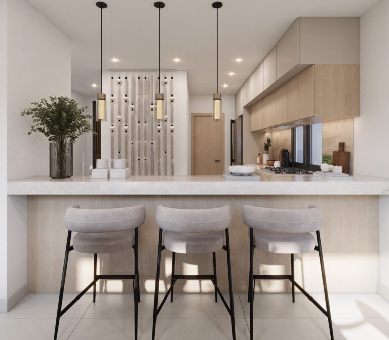 Cocina del modelo Samanea